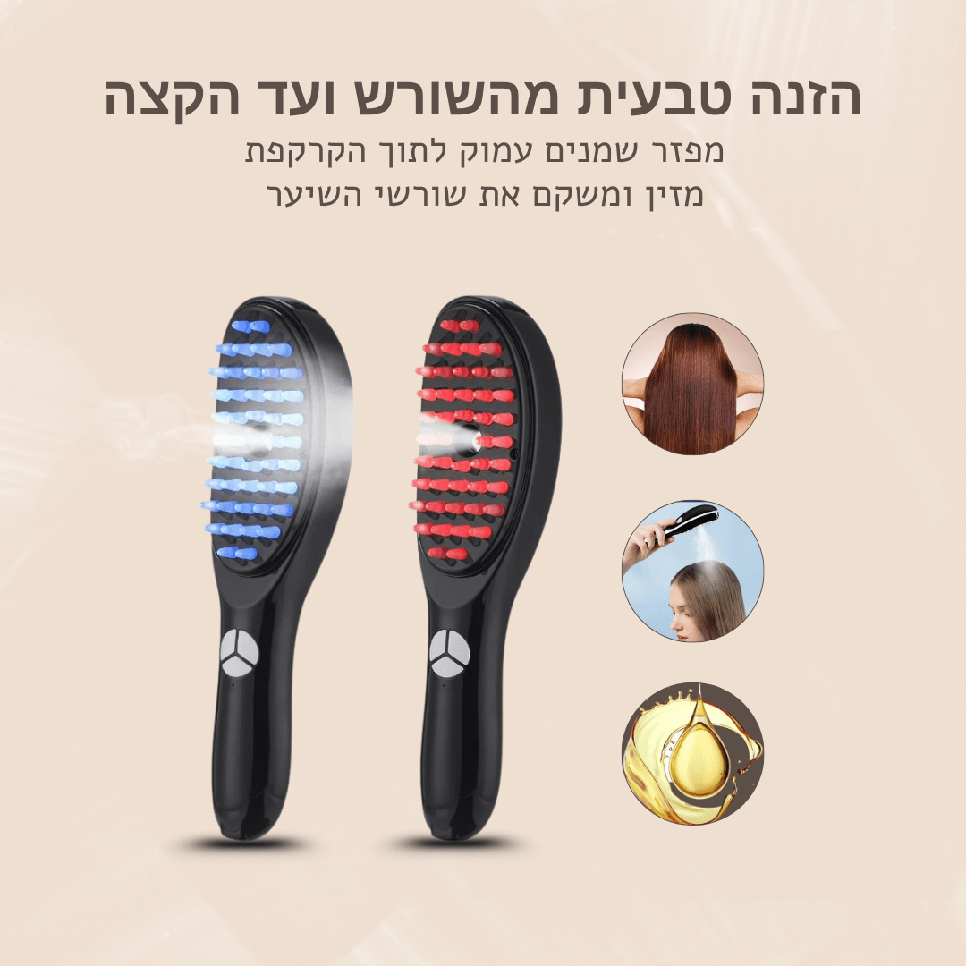 ™LEDream - מברשת הקסם לחיזוק השיער