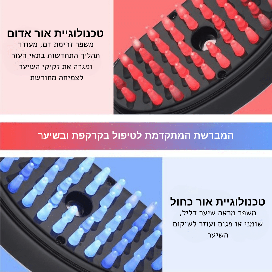 ™LEDream - מברשת הקסם לחיזוק השיער